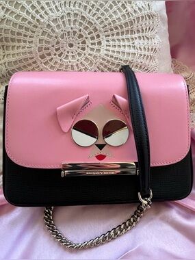 Kate Spade New York "Make It Mine" crossbody featuring a "Mod Dog" flap, EUC